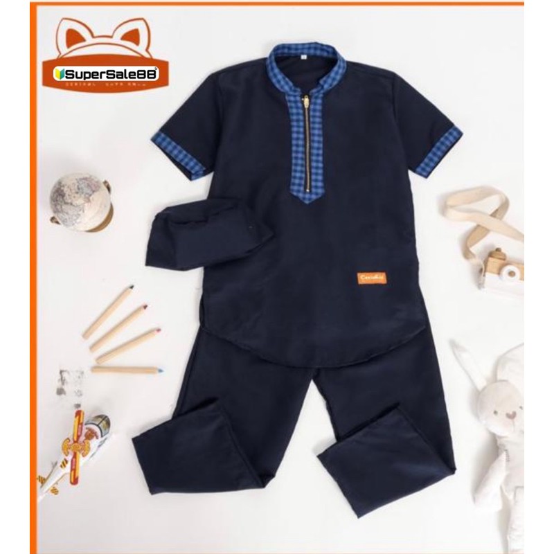 STELAN KOKO TURKI ANAK /BAJU MUSLIM ANAK TERBARU(GM88)