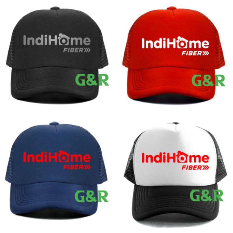 Topi Indihome - Topi Trucker Indihome