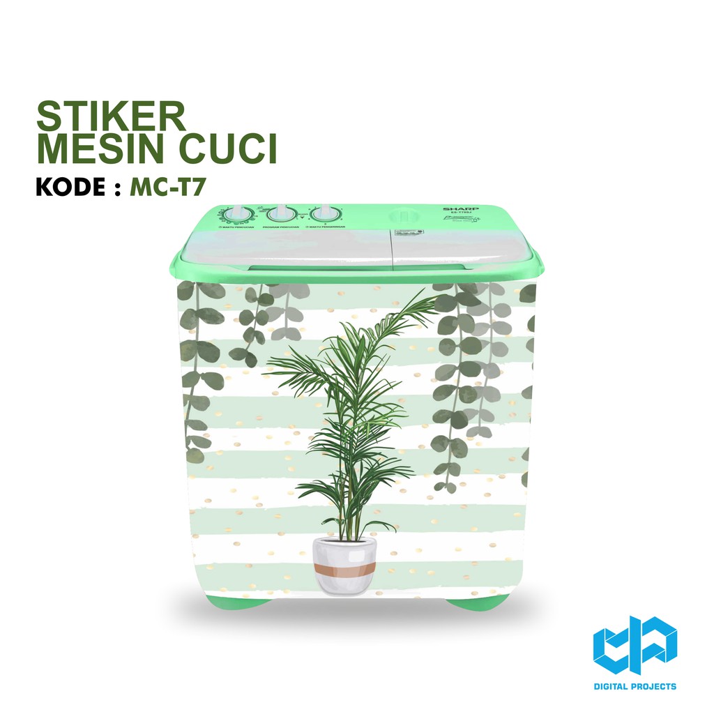 

Stiker Mesin Cuci 1 & 2 Tabung Kaktus-Kaktus Tropical GLOSSY -MC-T