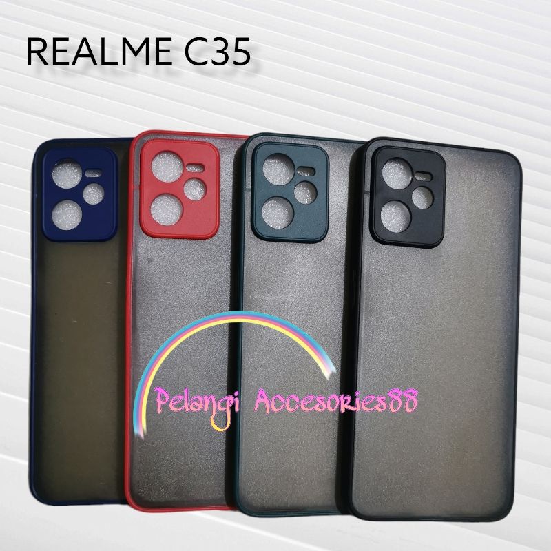 CASE REALME C35 / NARZO 50A PRIME SOFTCASE CASE DOVE CASE FULL COLOUR