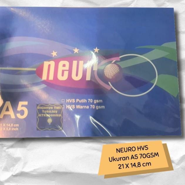 

➵ Kertas A5 HVS Putih 70Gr Neuro Perpack ◌