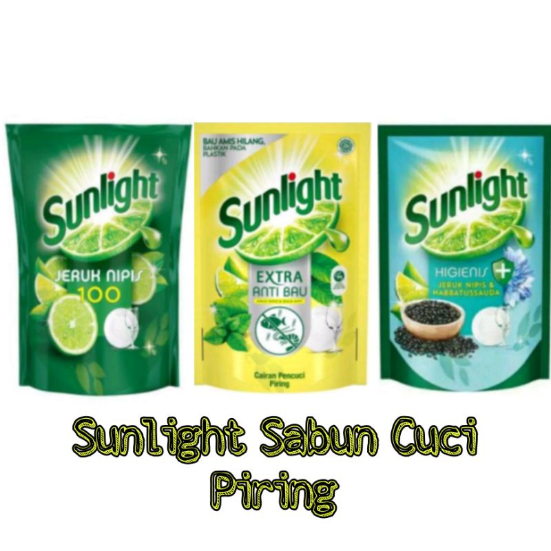 Sunlight Sabun Cuci Pencuci Piring Cair Jeruk Nipis Lime 700Ml