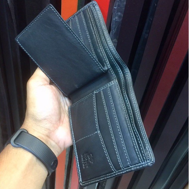 dompet kulit asli model elegan keren berkualitas tinggi model lipat dua horizontal #dompet #dompetlokal #dompetpria