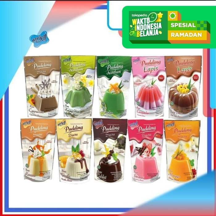 

Special Bundle !!! Nutrijell My Vla + Nutrijell Instant Pudding