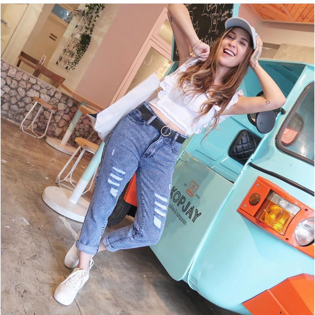 GFS MB ARSY RIPPED BOYFRIEND JEANS