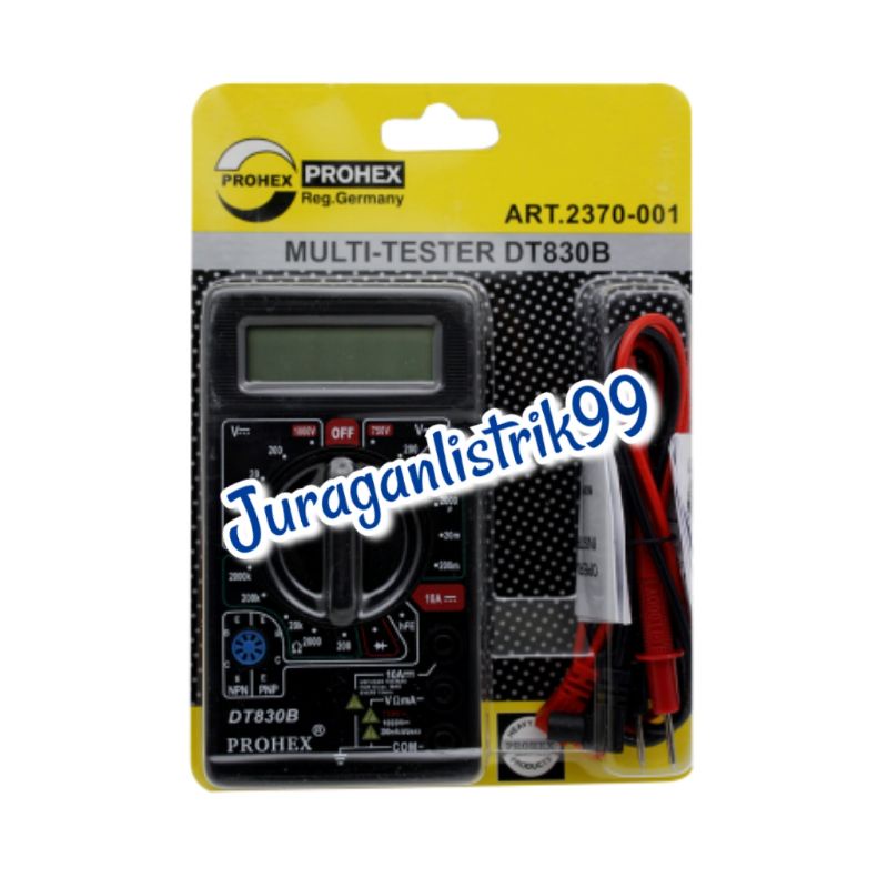 MULTITESTER DIGITAL PROHEX / MULTI DIGITAL DT830B