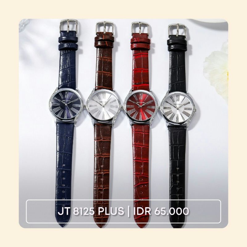 time piece 8125 plus JH8125 jam tangan Jimshoney| jam mewah | jam original | Jam cewek