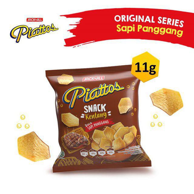 

Piattos Rasa Sapi Panggang / Barbeque 1 Renceng Isi 10 Pcs