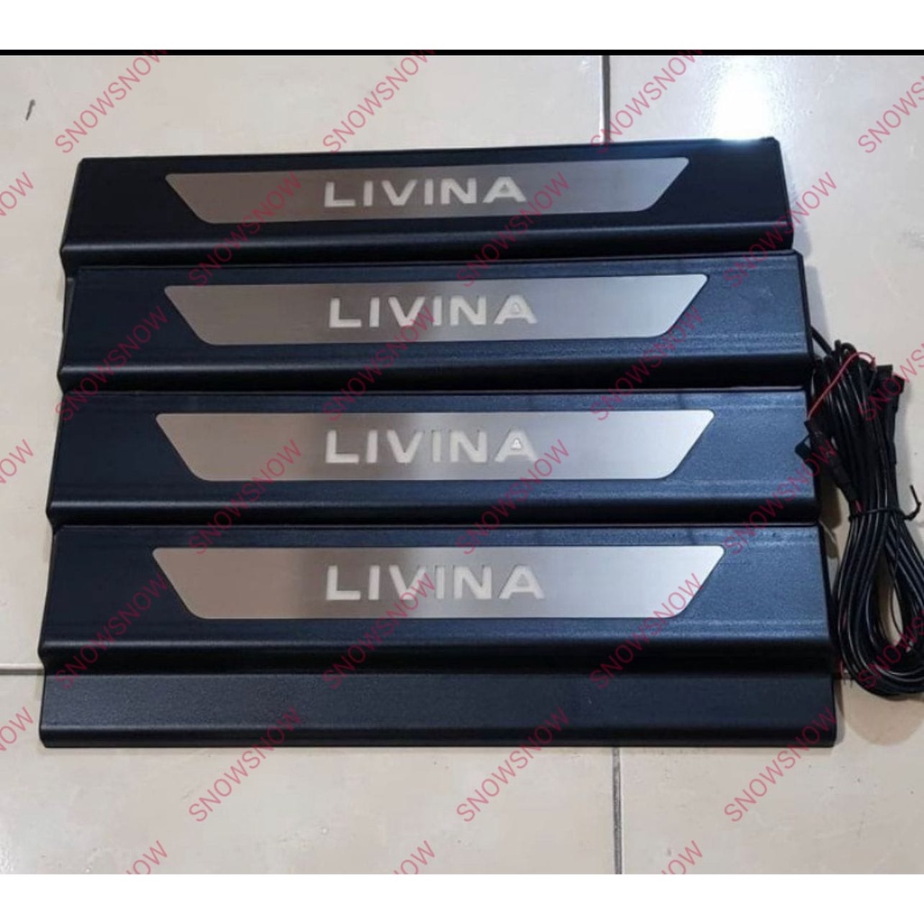 Sillplate Samping Livina 2019 2022 UP Activo Sporty Lampu Led