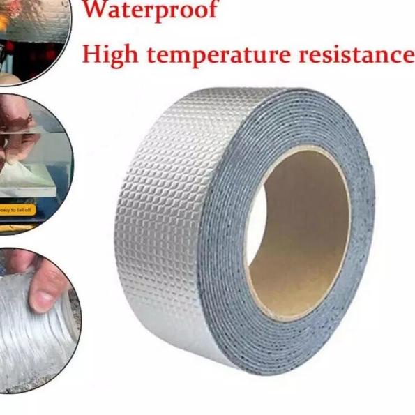 

☀ [5m x 5cm] Lakban Anti Bocor Anti Air alumunium Butyl Waterproof Tape ☝