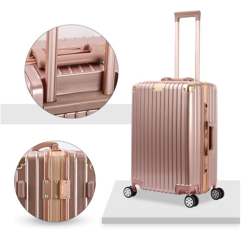 Koper Kabin 20 inch Alumunium PVC Cabin size Luggage Travel