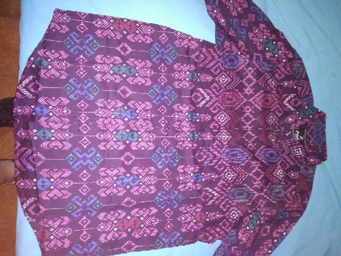 Kemeja Batik Songket Lengan Panjang Murah Kemeja Slim Fit Pria Cowo Baju Kondangan Premium Quality