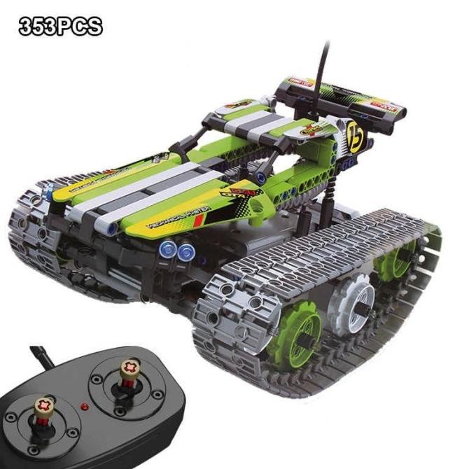 Bricks 3in1 QIHUI 8015 Mobil RC OffRoad Car Tracked Racer 15 VS Lepin