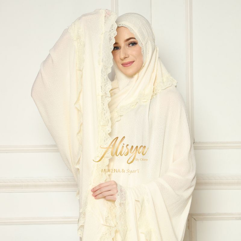 Mukena Mahar Lace 'AYUMI' Alisya by Olive