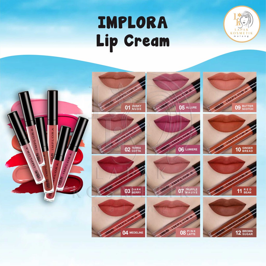 LIPSCREAM IMPLORA URBAN //READY STOCK SEMUA VARIAN