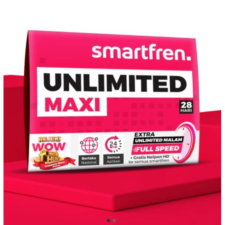PERDANA SMARTFREN UNLIMITED / PERDAN SIAP PAKAI SMARTFREN / PERDANA UNLIMITED MAXI