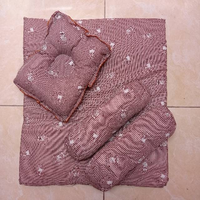 Set Kasur Bayi Murah Motif Kotak