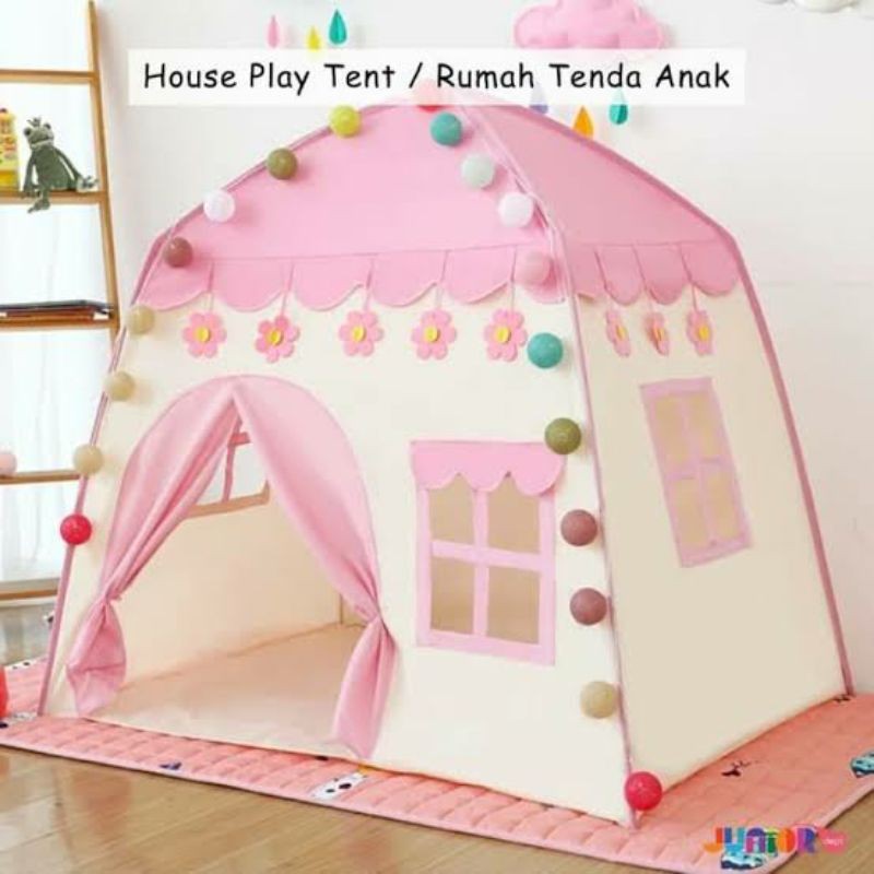 CAMPING HOUSE PLAY TENT TENDA ANAK BERMAIN MODEL RUMAH GOOD QUALITY