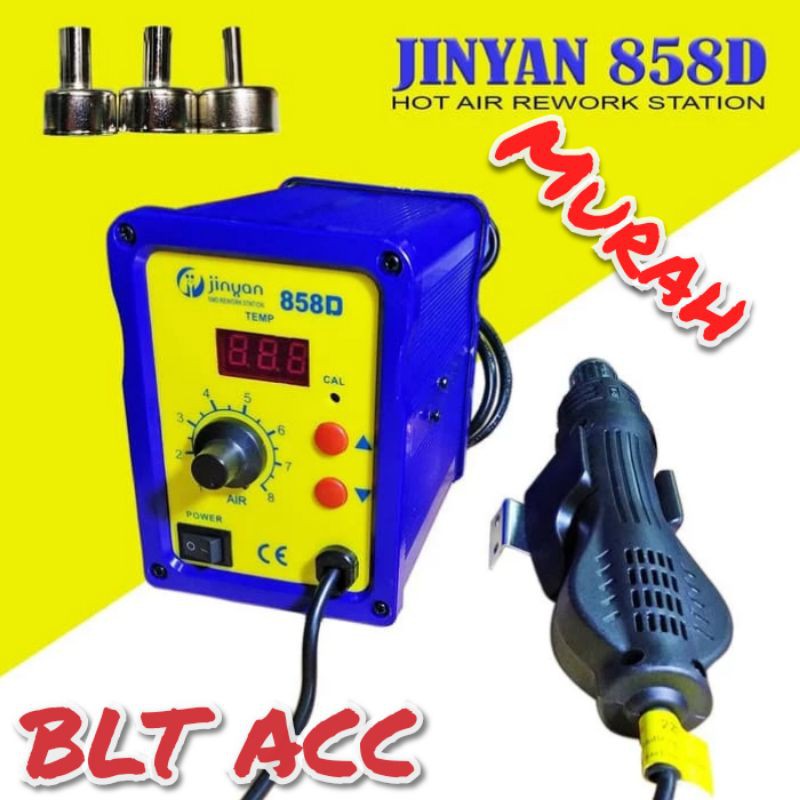 BLOWER HOT AIR JINYAN 858D REWORK STATION SOLDER UAP