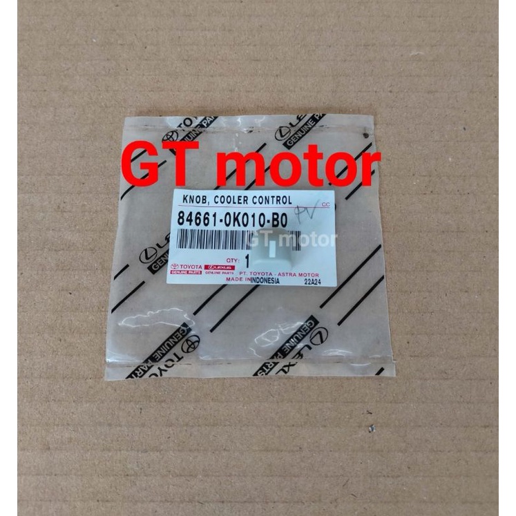 84661-0K010-B0 Knob Cooler Control Knop Tombol Ac  Belakang Blower Tengah Sienta 2016-2019 & Innova 