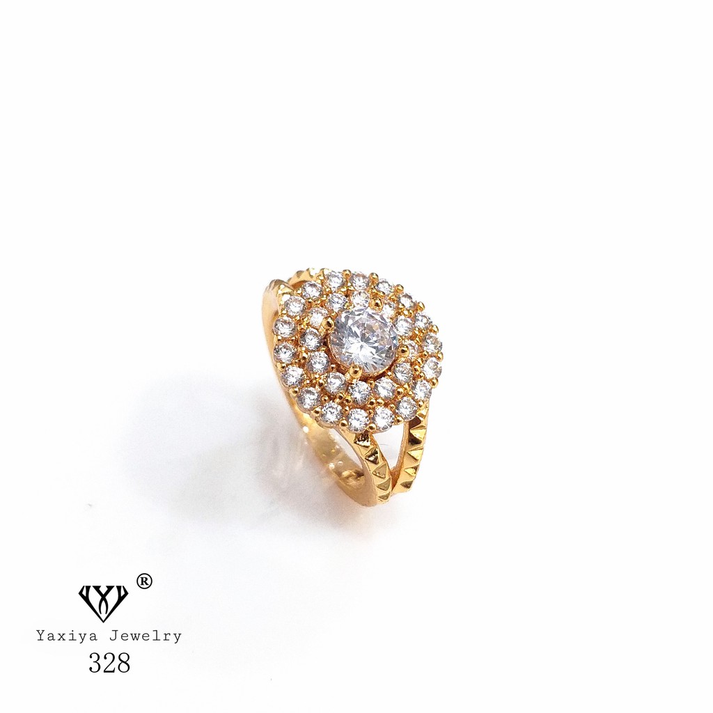 

Cincin permata Lapis emas Perhiasan imitasi Gold Yaxiya Jewelry 328