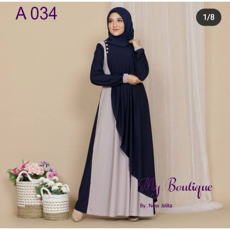 GAMIS MODERN /BAJU MUSLIM WANITA/PAKAIAN MUSLIM WANITA/BAJU WANITA SYAR'I