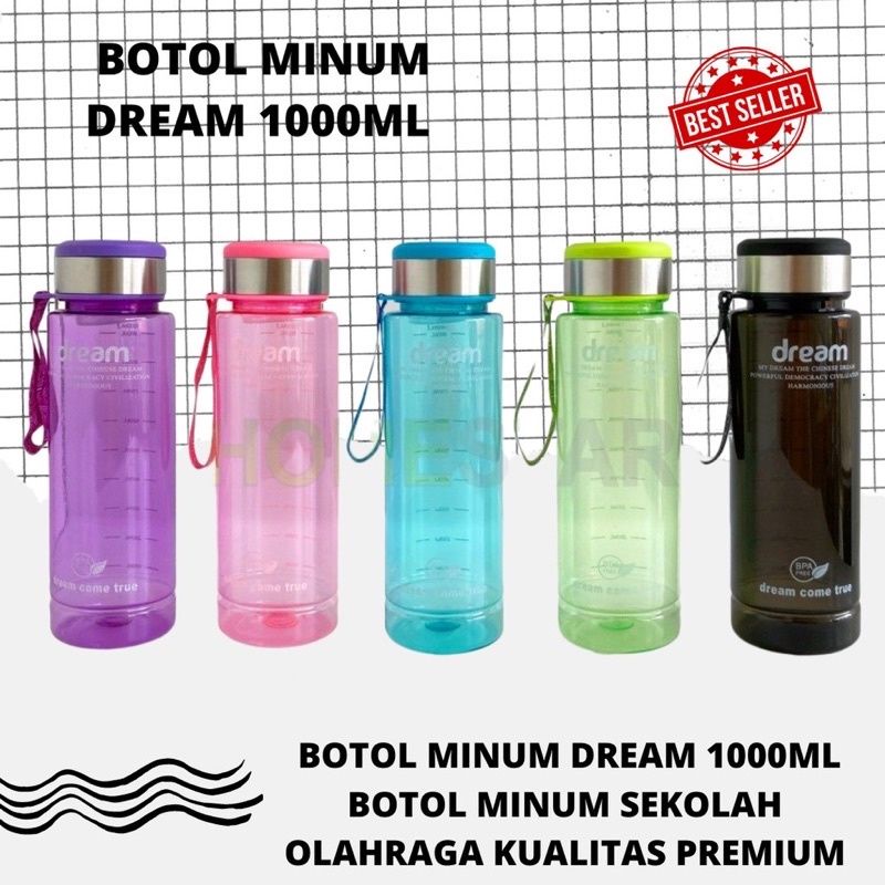 Botol Air Minum 1 Liter / Botol Air Minum My Dream