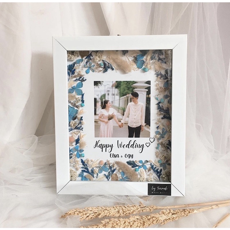 GIFT WEDDING FLOWERS FRAME
