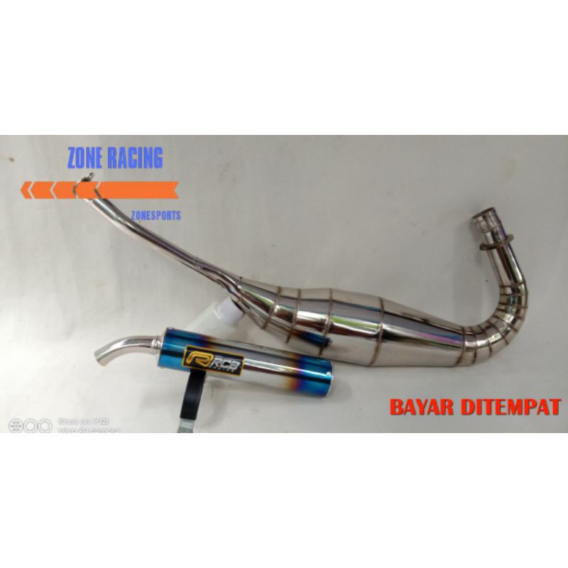 Knalpot Ninja R Ninja RR Ninja SS RCB Croom | Knalpot RCB Ninja 2tak | Knalpot Racing RCB Ninja R