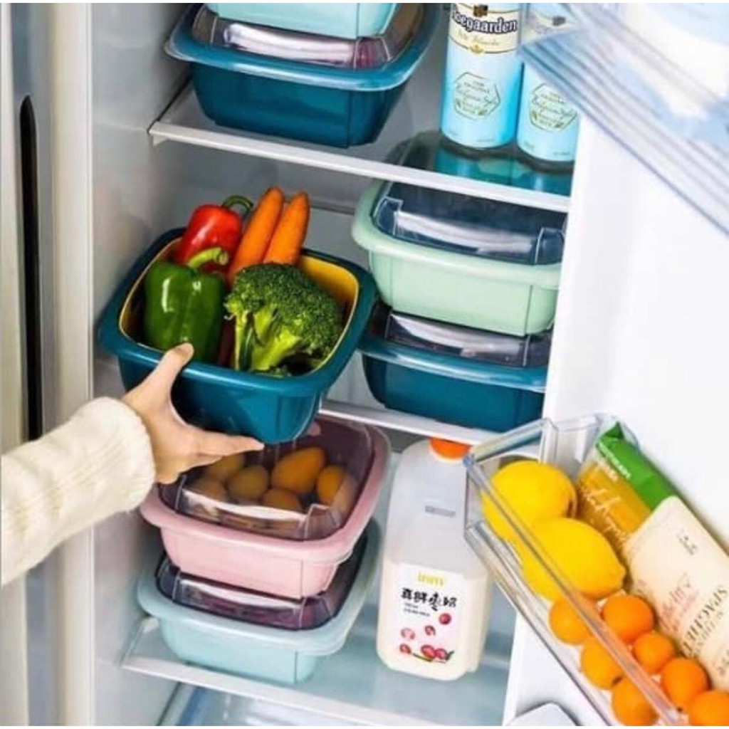 Kotak penyimpanan buah sayuran