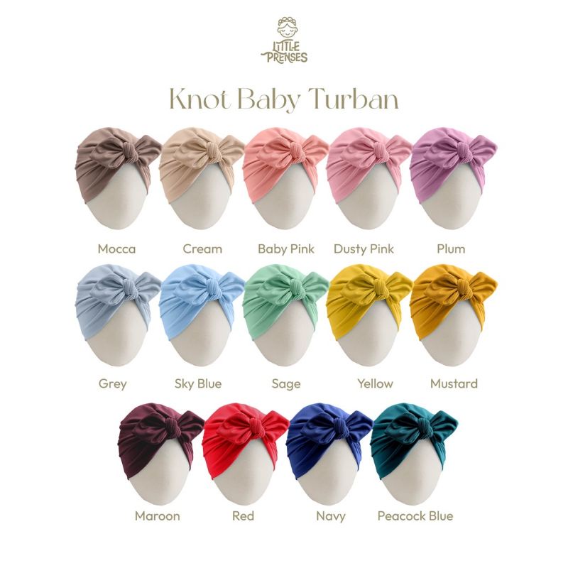 Knot Baby Turban by Little Prenses