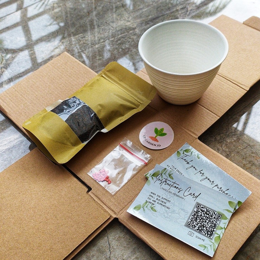 Small Gardening Kit / Paket Alat Berkebun / Pot Mini / Gardening Tools