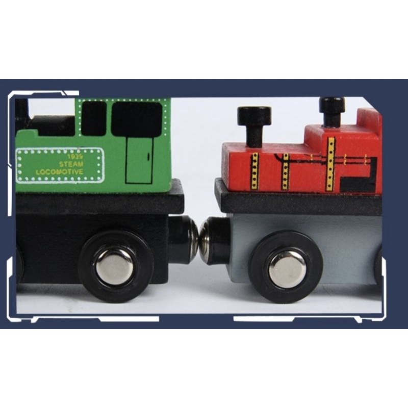 [BIG SALE] Wooden train toys set - pretend toys - mainan kereta