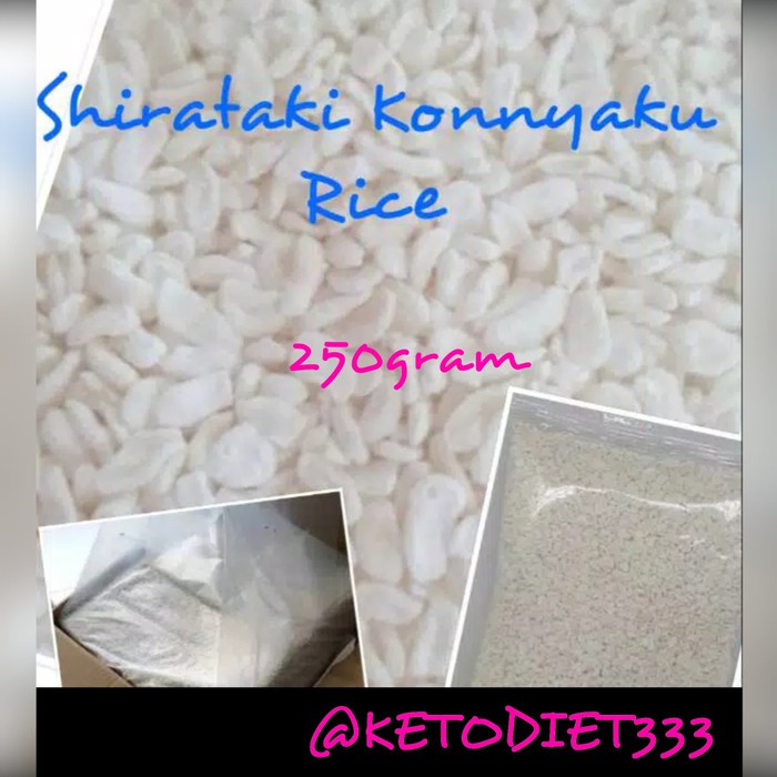 

Promo Low Carbs Shirataki Konnyaku Rice/ Beras Shirataki Rendah Kalori 250gr Diskon