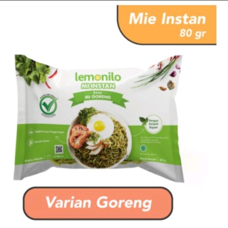 

Mie instan Lemonilo goreng 80gr