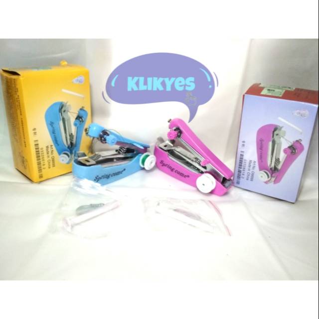 Mesin Jahit Portable Mini Spring Come / Mesin Jahit Tangan Praktis