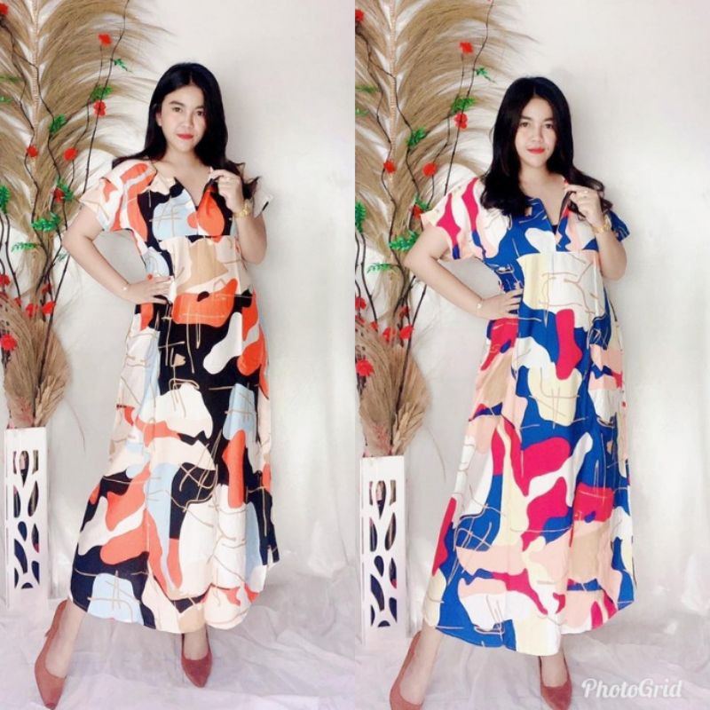 Daster Payung Busui / Daster Bali Busui Panjang / Daster Bali Panjang