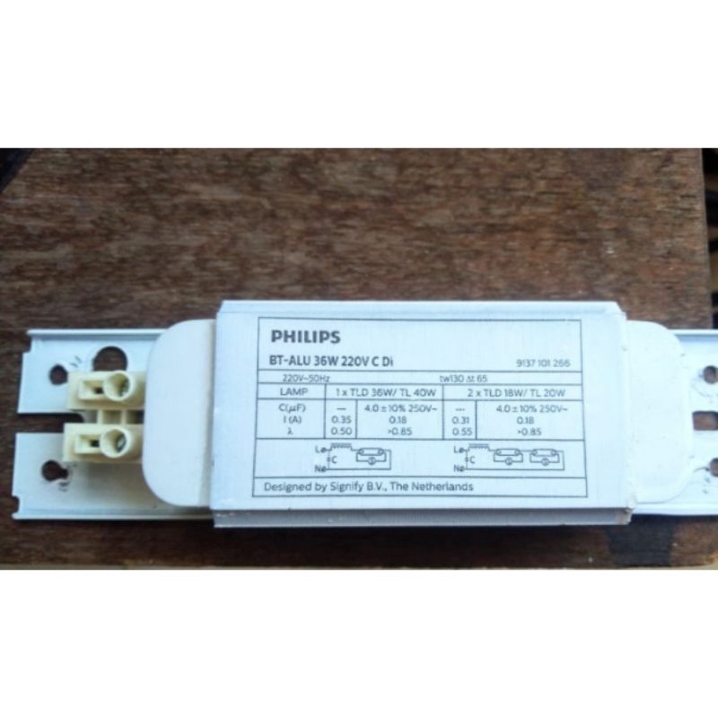 PHILIPS BALLAST BTA 36W 220V C DI 220V Trafo Lampu TL 36W