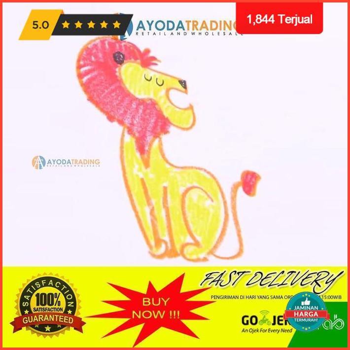 

Mideer Silky Washable Crayon Hadiah Kado - 6 Promo