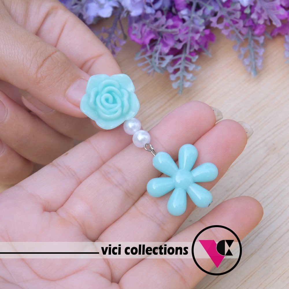 BROS JILBAB ANAK BUNGA PASTEL LUCU AKSESORIS HIJAB JILBAB BK68