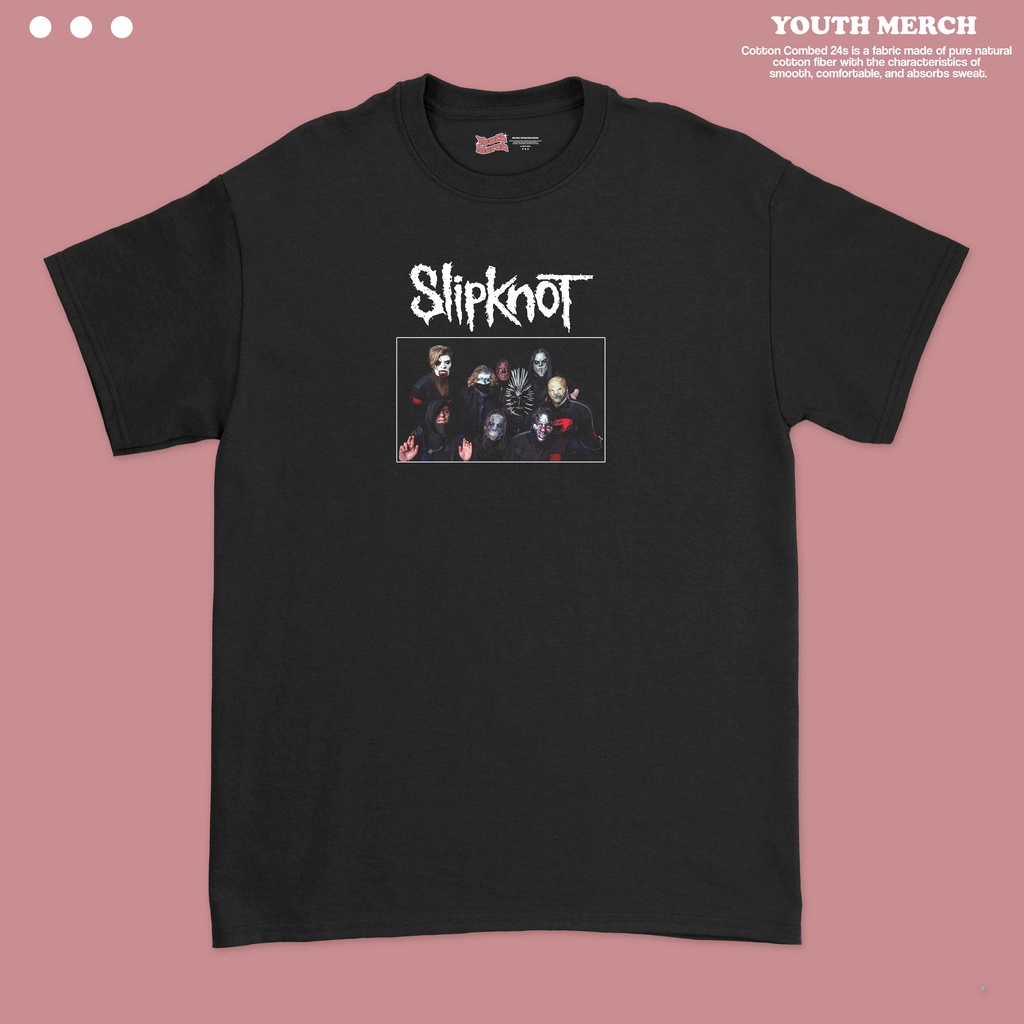 Kaos Musik Slipknot - Musik Merch | Unisex | Baju Band Slipknot | Slipknot Tees