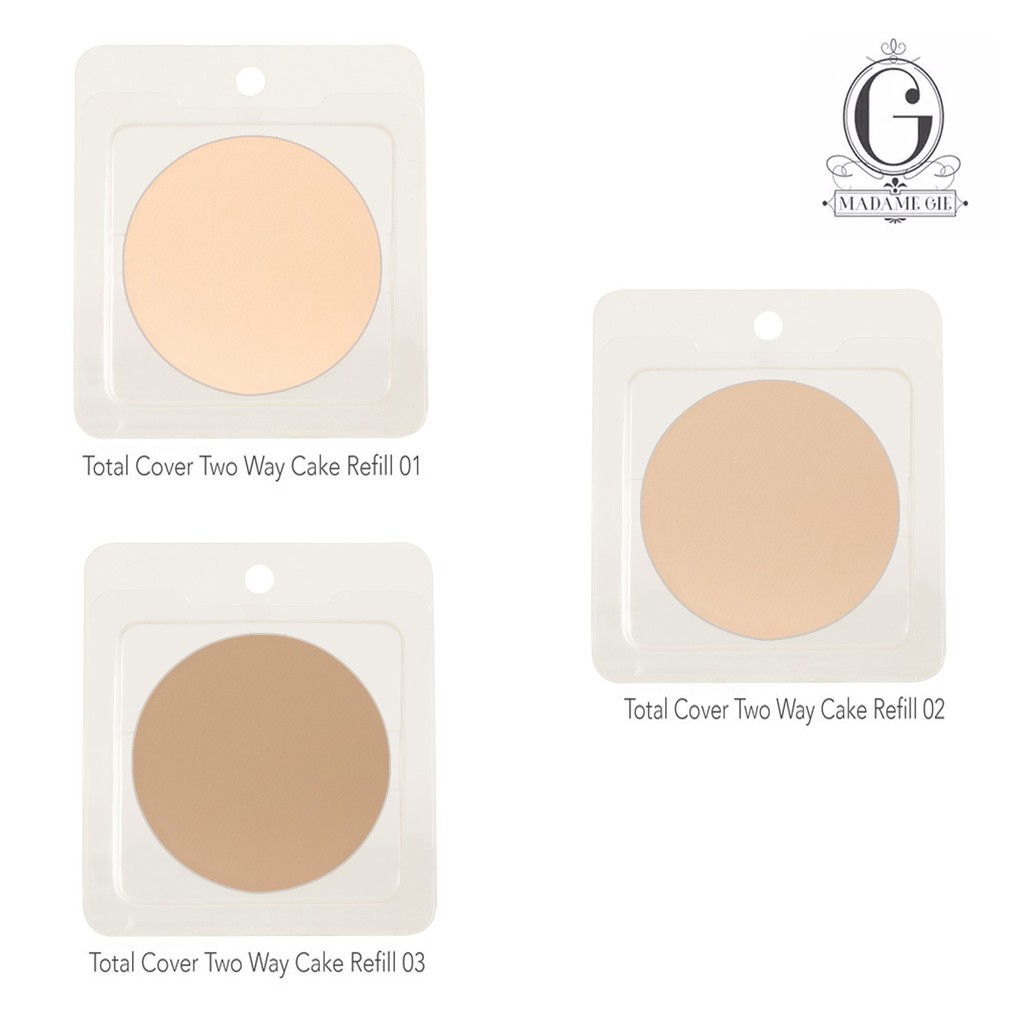 Madame Gie Total Cover BB Two Way Cake - Bedak Padat Refill