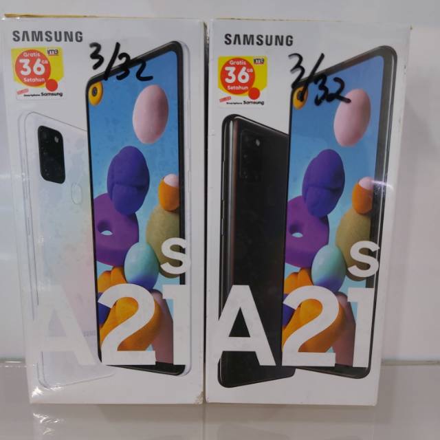 SAMSUNG A21S 3GB GARANSI RESMI