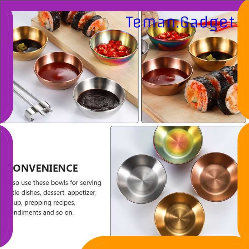 TG-DA Glazed Mangkok Stainless Steel Bowl Simple Design 1 PCS - PJ556