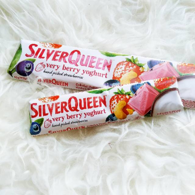 

Silverqueen Very Berry Yoghurt Chocolate Strawberry Coklat White Chocolate Murah Enak Coklat