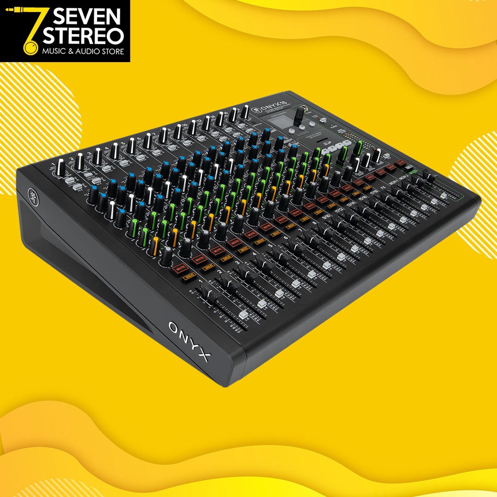 Mackie Onyx 16 16-channel Analog Mixer with Multitrack USB