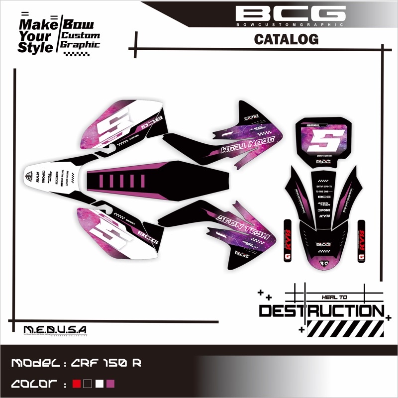 DECAL CRF 150R FULL CUSTOM