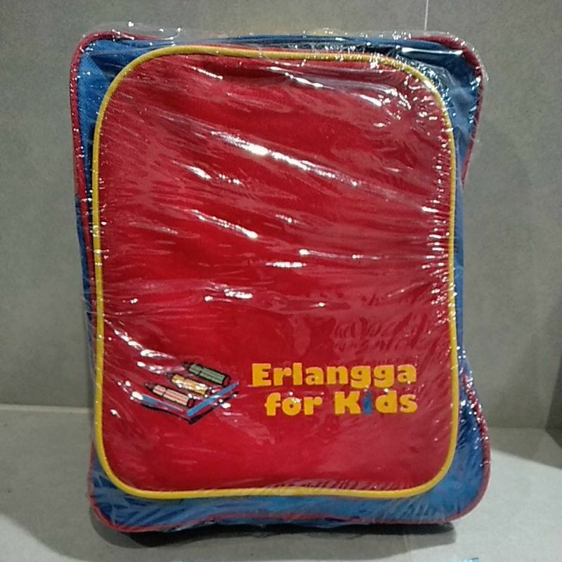 Buku Paket Anak PAUD/TK Erlangga ( Bonus Tas & Dompet Alat Tulis )