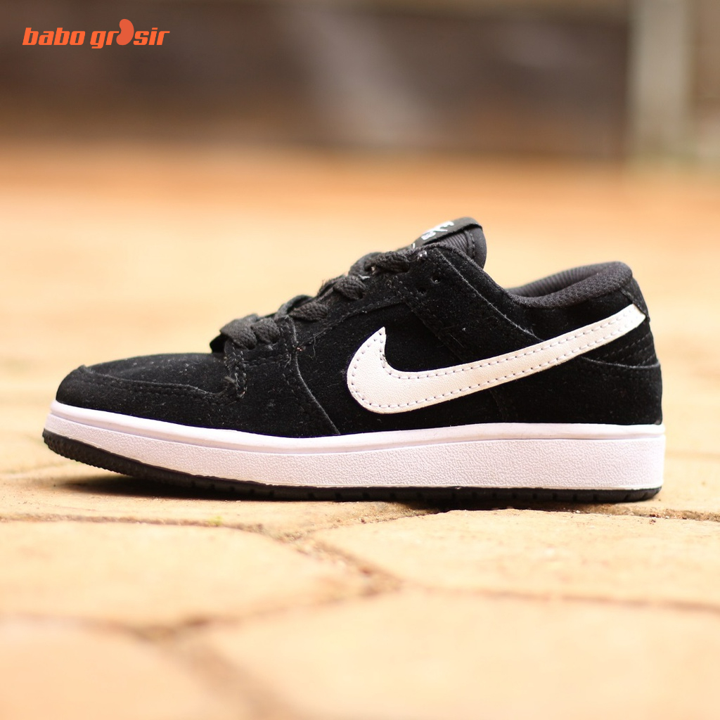 PROMO Sepatu Anak Nike SB KIDS Black White Suede Premium Quality, Harga Murah, Kualitas Mewah