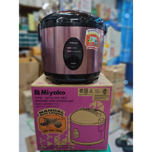 Magic Com Miyako MCM-508 SBC  hitam Rice Cooker Penanak Nasi Miyako MCM 508 1.8L